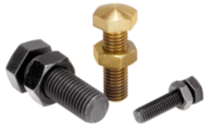 Auflagebolzen Stahl oder Messing, Kopf abgerundet Auflagebolzen Stahl oder Messing, Kopf abgerundet