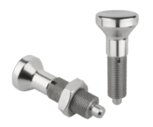 Spine di posizione in acciaio inox senza collare con impugnatura a fungo in acciaio inox - inch Spine di posizione in acciaio inox senza collare con impugnatura a fungo in acciaio inox - inch