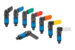 Perno d'arresto con leva con frenafiletto Perno d'arresto con leva con frenafiletto