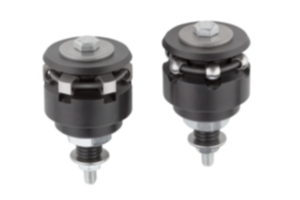 Elemento di centraggio con sfere o dadi esagonali Elemento di centraggio con sfere o dadi esagonali