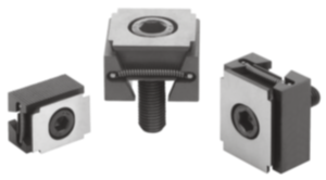 Morsetti a V superfici di fissaggio lisce o zigrinate Morsetti a V superfici di fissaggio lisce o zigrinate