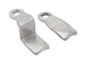 Tongues for quarter-turn locks without stop, steel Tongues for quarter-turn locks without stop, steel