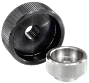 Dadi zigrinati in acciaio e acciaio inox DIN 6303 Dadi zigrinati in acciaio e acciaio inox DIN 6303
