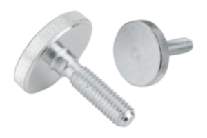 Viti con testa zigrinata bassa in acciaio e acciaio inox DIN 653 Viti con testa zigrinata bassa in acciaio e acciaio inox DIN 653
