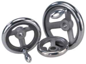 Handräder DIN 950 aus Aluminium - inch Handräder DIN 950 aus Aluminium - inch