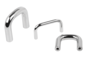 Manigliette in acciaio sezione rotonda Manigliette in acciaio sezione rotonda