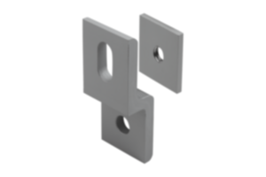 Holder for panel elements (mesh holder) Holder for panel elements (mesh holder)