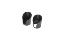 Portabicchiere in plastica per profili in alluminio, chiusi o aperti Portabicchiere in plastica per profili in alluminio, chiusi o aperti