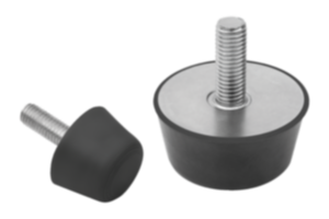 Rubber buffers, conical Rubber buffers, conical