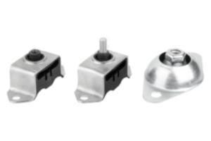 Rubber-metal overhead element Rubber-metal overhead element