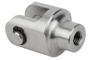 Articolazione a forcella per teste a snodo acciaio inox Articolazione a forcella per teste a snodo acciaio inox