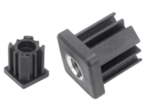 Gewindestopfen für quadratische Rohre Gewindestopfen für quadratische Rohre