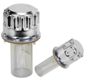 Bocchettone di riempimento in acciaio con flangia di montaggio Bocchettone di riempimento in acciaio con flangia di montaggio