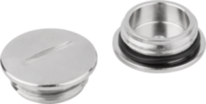 Tappi filettati in ottone, rotondi Tappi filettati in ottone, rotondi