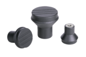 Pomelli antibatterici con filettatura interna parti metalliche in acciaio inox Pomelli antibatterici con filettatura interna parti metalliche in acciaio inox