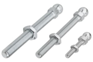 Steli per piedini articolati in acciaio o acciaio inox Steli per piedini articolati in acciaio o acciaio inox