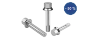 Viti a testa esagonale con collare per rondella di guarnizione Hygienic USIT® Freudenberg Process Seals Viti a testa esagonale con collare per rondella di guarnizione Hygienic USIT® Freudenberg Process Seals