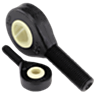 Teste articolate igubal® con cuscinetti scorrevoli filettatura esterna, simile a DIN ISO 12240-4