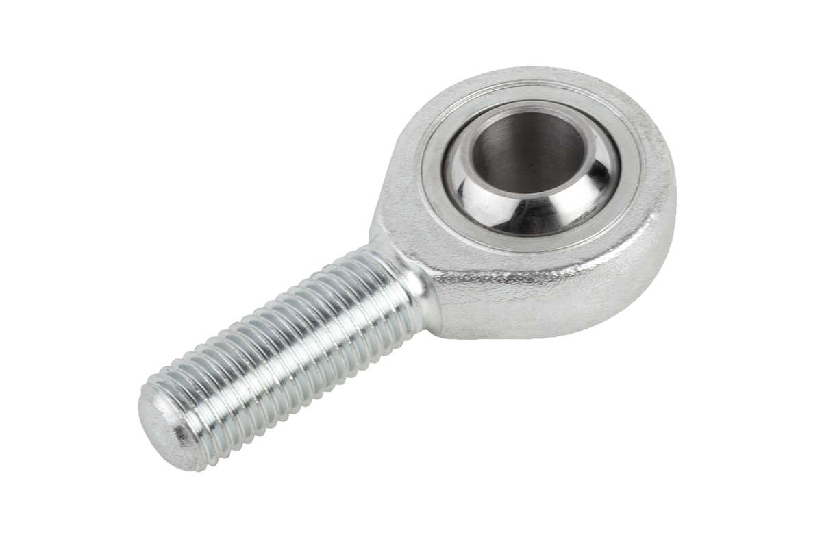 Teste articolate con cuscinetti scorrevoli filettatura esterna, DIN ISO 12240-4