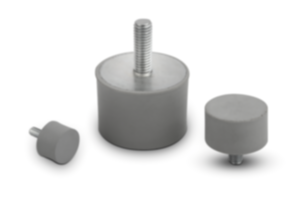 Tampone di gomma acciaio inox, tipo D